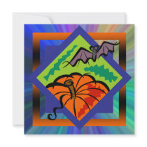 Jack O Lantern Pumpkin Halloween Party Invitation