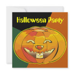 Jack O Lantern Pumpkin Halloween Party Invitation