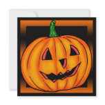 Jack O Lantern Pumpkin Halloween Party Invitation