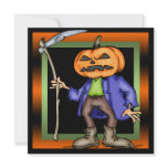 Jack O Lantern Pumpkin Halloween Party Invitation