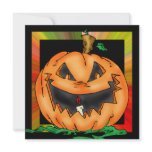 Jack O Lantern Pumpkin Halloween Party Invitation