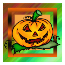 Jack O Lantern Pumpkin Halloween Party Invitation invitations