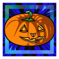 Jack O Lantern Pumpkin Halloween Party Invitation invitations