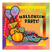 Jack O Lantern Pumpkin Halloween Party Invitation invitations