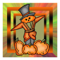 Jack O Lantern Pumpkin Halloween Party Invitation invitations