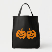Jack o lantern pumpkin heads bag
