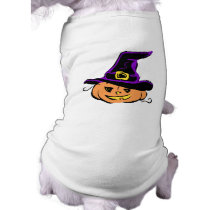 Jack O Lantern Pumpkin Witch Hat pet clothing
