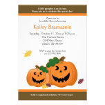 Jack O Lantern Pumpkins Baby Shower 5x7 Invitation
