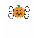 jack o lantern Skull and Crossbones t-shirts