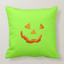 Jack-o'-Lantern Smile pillow