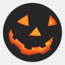 Jack-o'-Lantern stickers
