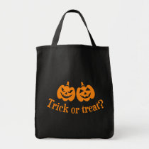Jack o lantern trick or treat bag
