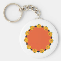 Jack O Lantern Wreath Keychain