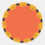 Jack O Lantern Wreath Sticker