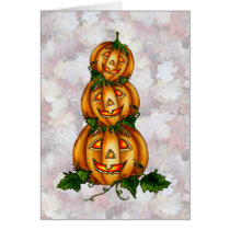 JACK-O-LANTERNS by SHARON SHARPE cards