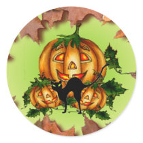 JACK-O-LANTERNS by SHARON SHARPE stickers by sharonsharpe JACK-O-LANTERNS by SHARON SHARPE stickers