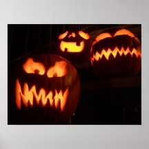 Jack-o-lanterns Poster