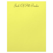 Jack Of All Trades Letterhead
