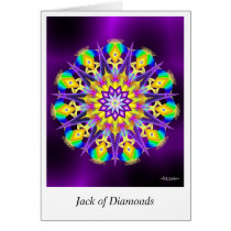 Jack of Diamonds Greeting Card