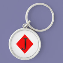 Jack Of Diamonds Playing Cards keychains