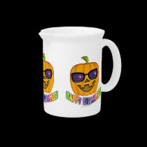 JACK O'LANTERN HALLOWEEN PITCHER pitchers