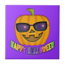 JACK O'LANTERN HALLOWEEN TILE - COASTER - TRIVET tiles