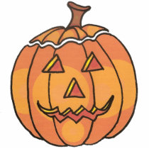Jack O'Lantern Pin photo sculptures