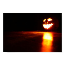 Jack O'Lantern with Reflections posters