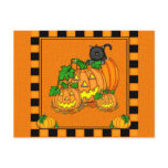 Jack O'Lanterns Halloween Postcard
