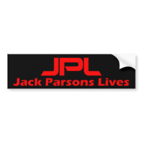 Jack Parsons Lives bumper stickers
