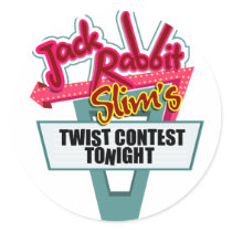 Jack Rabbit Slim's $8.95 Collectors Stickers 20pk