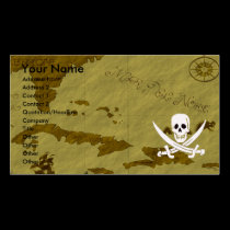 Jack Rackham Map #12 business cards