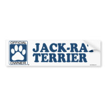 Jack-Rat Terrier Blue bumper stickers