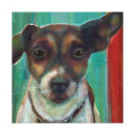 Jack Russel Terrier Canvas Wrapped Art canvas prints