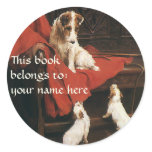Jack Russel Terriers Bookplate Stickers