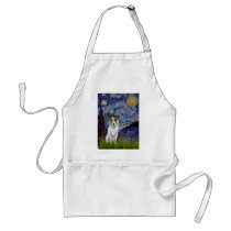 Jack Russell 10 - Starry Night aprons by masterpiecedogs Jack Russell 10 - Starry Night aprons