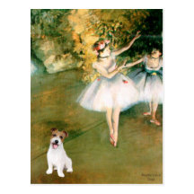 Jack Russell 11 - Two Dancers Post Card
