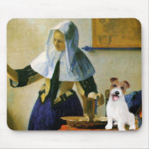 Jack Russell 11 - Woman with Pitcher mousepads