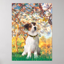 Jack Russell 3 - Spring Print