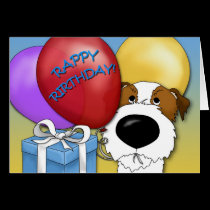 Jack Russell Birthday Card cards
