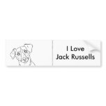 Jack Russell Bumper Sticker