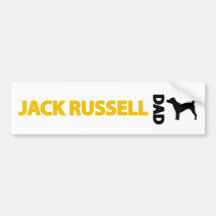 Jack Russell Dad Bumper Sticker