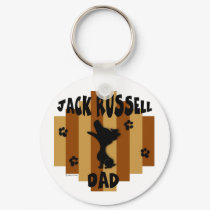 Jack Russell Dad Keychain