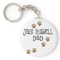 Jack Russell Dad Key Chains