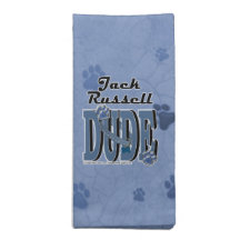 Jack Russell DUDE Cloth Napkin