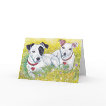 Jack Russell greeting card by wilddogs Jack Russell greeting card