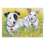 Jack Russell greeting card
