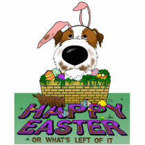 Jack Russell Happy Easter Sculpture photo sculptures