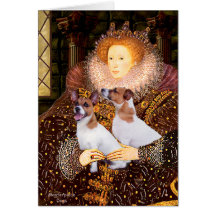 Jack Russell Pair - Queen Card