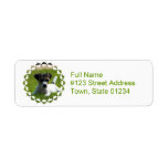 Jack Russell Puppy Return Address Label